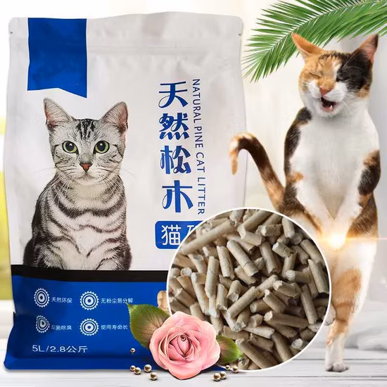 OEM/ODM Natural Cedar Easy Clean Pine Wood Cat Litter Wood Pellets